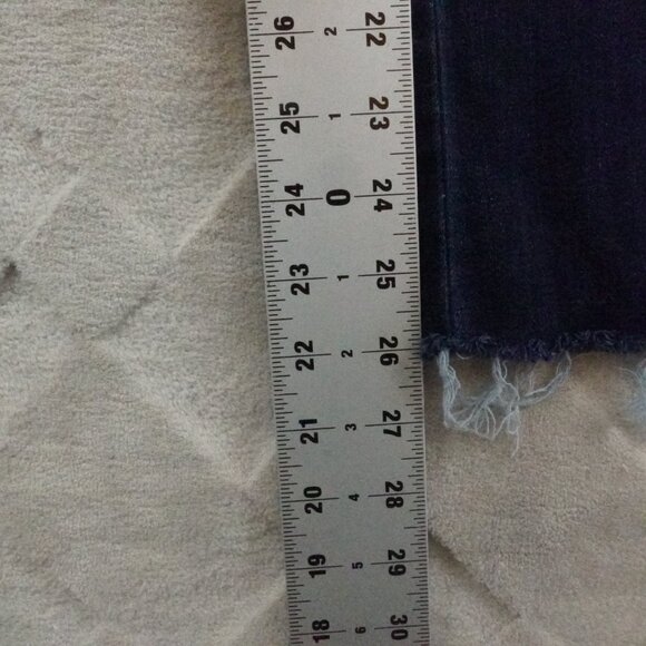 Wit & Wisdom Cropped Wide Leg Jeans Womens 8 Stretchy Blue Denim - Picture 7 of 10